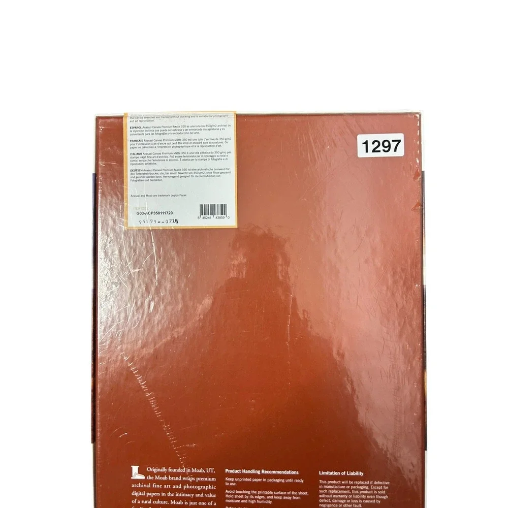 Moab ANASAZI Canvas Matte 1Side Inkjet Paper, 11x17